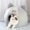 Winter Comfort Cat Bed | Cozy Cave for Cats and Small Dogs