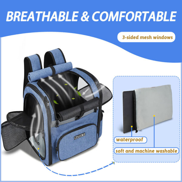 Pet Travel Backpack | Convenient and Stylish Carrying