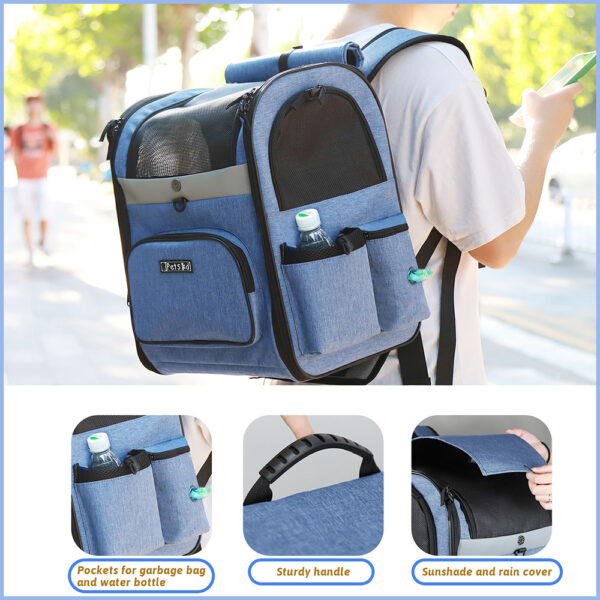 Pet Travel Backpack | Convenient and Stylish Carrying