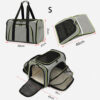 Pet Carriers Bag - Portable, Breathable, and Foldable for Cats and Dogs