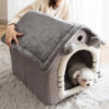 Soft Cat Bed with Removable Cushion | Cozy Pet Tent