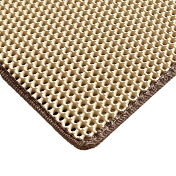 Waterproof Double Layer Cat Litter Box Mat | Non-Slip and Washable