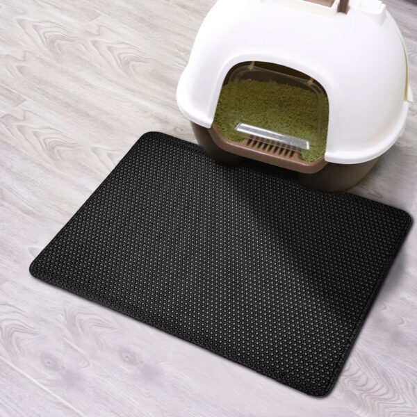 Waterproof Double Layer Cat Litter Box Mat | Non-Slip and Washable