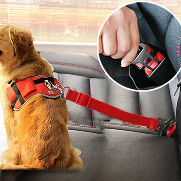 Adjustable Dog and Cat Car Safety Belt