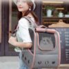 Breathable Cat Carriers Bag Outdoor Travel Backpack 1