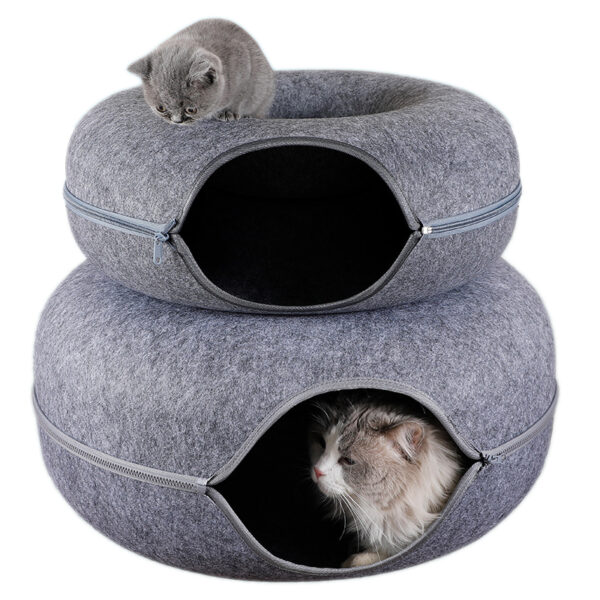 Interactive Cat Bed and Tunnel