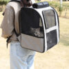 Breathable Pet Cat Backpack: Outdoor Travel Convenience