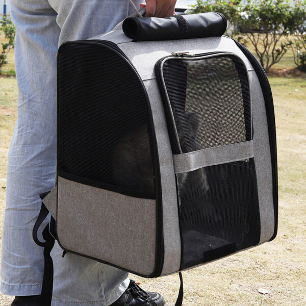 Breathable Pet Cat Backpack: Outdoor Travel Convenience