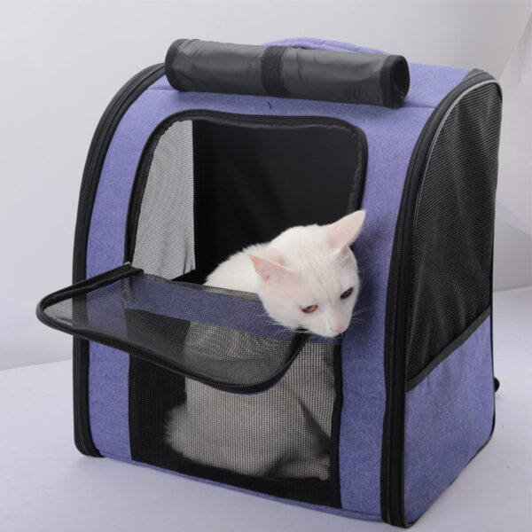 Breathable Pet Cat Backpack: Outdoor Travel Convenience