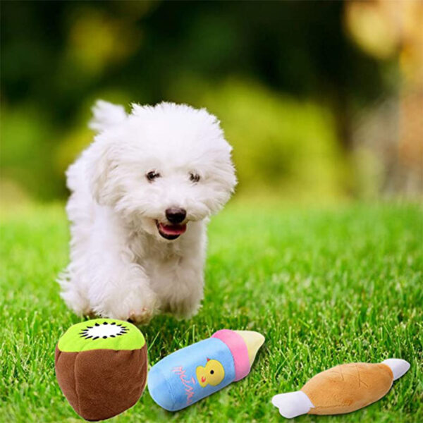 Plush Squeaky Dog Toys for Small and Medium Dogs